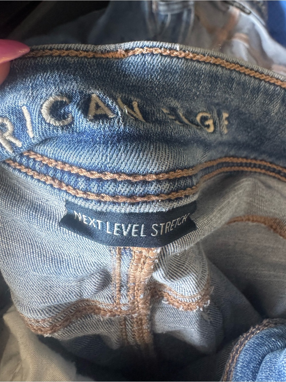 American Eagle Women’s Blue Stretch Bootcut Jeans - Picture 5 of 5